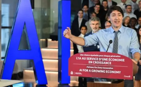 Trudeau Reveals $2.4 Billion Investment Boost for Canada's AI Sector