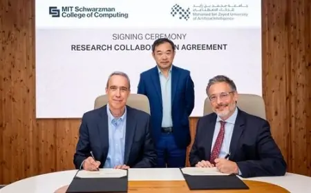 MBZUAI and MIT Schwarzman College Launch Global AI Research Collaboration to Boost Innovation