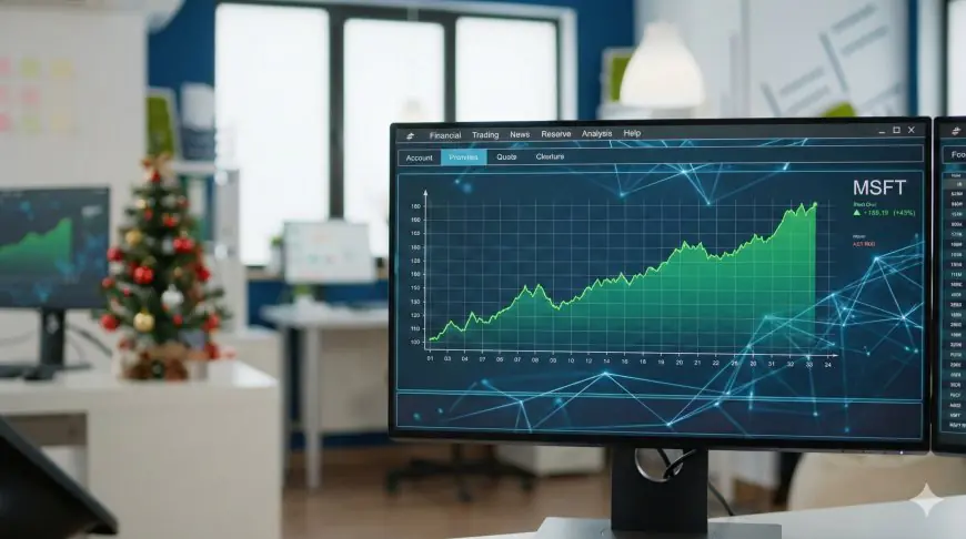 Microsoft Stock Finds Pre-Holiday Cheer as the "AI Trade" Stabilizes