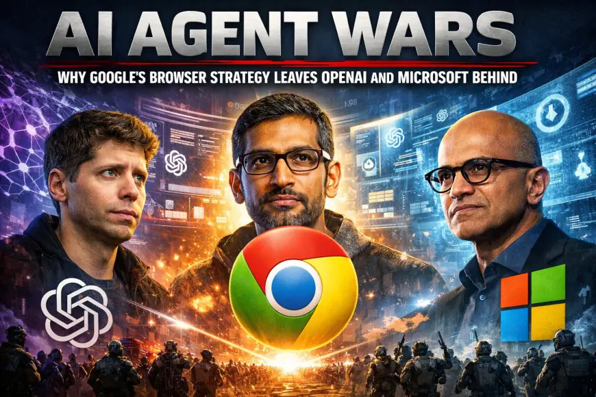 AI Agent Wars Why Googles Browser Strategy Leaves OpenAI and Microsoft Behind