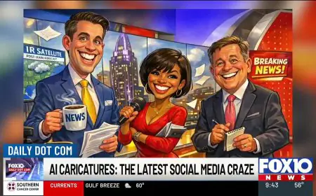AI caricature trend goes viral on social media
