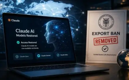Anthropic's latest AI models return after U.S. government lifts export restrictions.