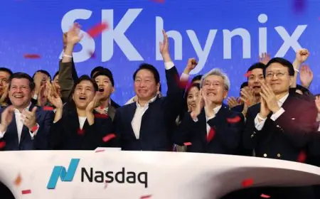 SK Hynix Shares Jump 14% in Blockbuster Nasdaq Debut