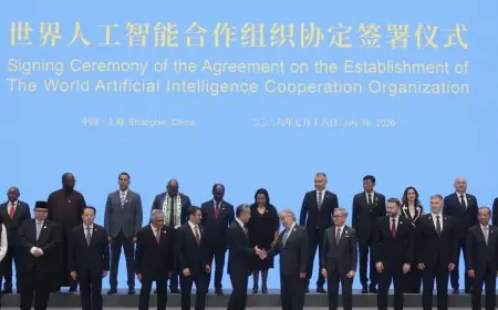 29 Countries Sign Agreement to Establish World Artificial Intelligence Cooperation Organization