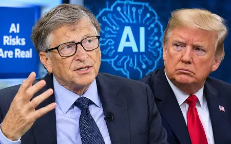 Bill Gates Says Trump Is Wrong to Call AI Risk a Hoax