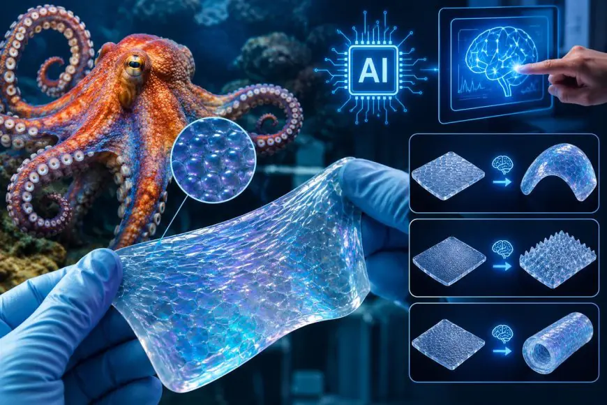 Scientists Build Octopus Inspired Smart Skin That Could One Day Obey AI